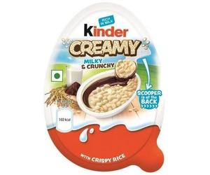 Ferrero Kinder Creamy Milky & Crunchy egg 19g