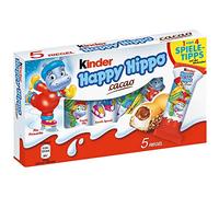 Ferrero Kinder "Happy Hippo" Cocoa Cream Biscuits : Pack Of 5 Biscuits