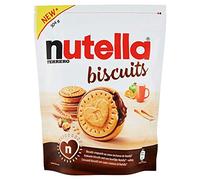 Ferrero Nutella Biscuits Cookies Filled with Nutella Biscuits with Hazelnut Cream Bag of 304g Sweet Snack
