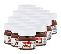 Ferrero Nutella Small Glass Mini - Set of 15, 25 g Bread Spread, Nut Nougat Cream Chocolate Spread