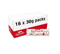 Ferrero Raffaello Coconut & Almond Pralines Bulk Pack - 48 Pieces (16 x 3 Packs) - Crispy Wafer with Whole Almond Centre & Creamy Filling - Ideal for Party Favours & Hampers