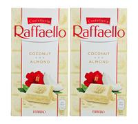Ferrero Raffaello White Chocolate Bar Coconut Almond Cream 90g