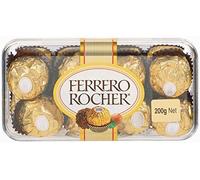 Ferrero Rocher Milk Chocolate Hazelnut Pralines Gift Box of Chocolates 16 Pieces