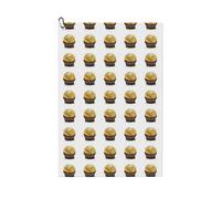 (Ferrero Rocher 2_5706) Golf Towel Funny Printed Cristmas Gift for Men Women Husband Dad Mom Birthday Golfers Fan
