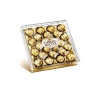 Ferrero Rocher Pralines, Bulk Chocolate Gift Box, Easter Chocolate Hamper, Whole Hazelnut Covered in Milk Chocolate and Nut Croquante, Pack of 6 x 24 (144pcs)