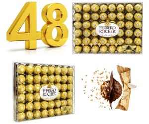 Ferrero Rocher 48 Piece Chocolate Fine Hazelnut Milk Collection Gift Box 600g