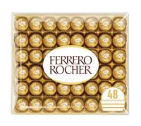 Ferrero Rocher 48-Piece Chocolate Gift Box - 600g | Premium Hazelnut Chocolates