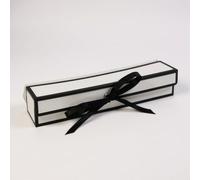 Ferrero Rocher 5 Piece Chocolate Gift Box with Ribbon, Hazelnut Milk Chocolate Pralines, 37.5g per Piece, Choice of Blue Floral or Monochrome Design (Black & White Gift box)