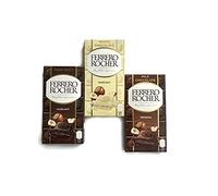 Ferrero Rocher Bar Variety Bundle Milk Chocolate & Hazelnut Dark Chocolate 55% $ Hazelnut Milk Chocolate & Hazelnut Original