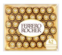 Ferrero Rocher Chocolate Easter Gift Set, Hazelnut and Milk Chocolate Pralines, Box of 42 Pieces
