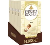 Ferrero Rocher Chocolate White Storage Pack with 8 Plates of 90 g Each