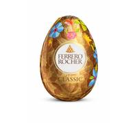 Ferrero Rocher Classic Easter Egg 100g, Milk Chocolate & Hazelnut Shell with Crispy Wafer Layers and Smooth Velvety Filling, Premium Easter Chocolate Gift, Luxury Confectionery Treat