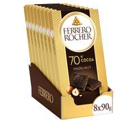 Ferrero Rocher Dark 90g Tablet Dark 55% Chocolate Hazelnut Bar-SAME DAY DISPATCH