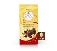 Ferrero Rocher Golden Moments Milk Christmas Chocolate, 90g | Great Christmas Chocolate Gift, Creamy Hazelnut Chocolates, Ferrero Rocher Christmas Chocolates