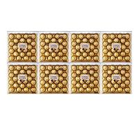 Ferrero Rocher Hazelnut & Milk Chocolate Confectionery Balls T24 24 Pack (8 Packs)