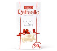 Ferrero Rocher White Chocolate Bar with Coconut & Almond, Great Thank You Gift, Chocolate Hamper, Chocolate Tablet with Creamy Filling and Crunchy Almond Pieces, 90g