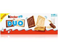 Ferrero Special Kinder Duo Biscuit Covered with Milk and White Chocolate 150 g