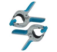 Ferrestock FSKPRS001 12pcs Spring Loaded Clamping Clamps, Non-Slip Handle, Swivel Jaws, Extra Strong Spring, Max Opening 39mm, Depth 40mm