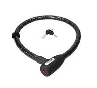 Ferrestock FSKCAN005 Cable Lock 22mm Wide Python Type Coated Flexible System Reinforced with PVC, Black