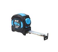 Ferrestock FSKFLHQ5025 Flexometer with Nylon Reinforced Tape 5M x 25mm Double Sided Yellow Reverse Damped Recoil Double Hook and Joinery Rubber Housing