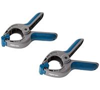 Ferrestock FSKPRS001 12pcs Spring Loaded Clamping Clamps, Non-Slip Handle, Swivel Jaws, Extra Strong Spring, Max Opening 39mm, Depth 40mm