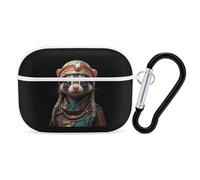 Ferret Ancient Egyptian Personalized Wireless Bluetooth Earphone Protective Case Cover Compatible with Airpods Pro