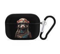 Ferret Ancient Egyptian Personalized Wireless Bluetooth Earphone Protective Case Cover Compatible with Airpods Pro