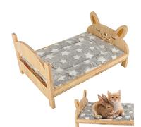 Ferret Bed Cartoon Tiny Pet Habitat with Soft Mat