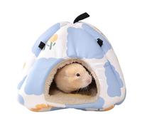 Ferret Bed, Partially Enclosed Warm Dome House, Hanging Breathable Hammock and Non-Slip Mouse Bed, for Chinchilla Ferret, Bird and Small Pet Breeds as a Sleeping Place in K