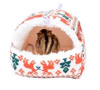 Ferret Bed - Warm Hedgehog Cave Hanging | Semi-enclosed Cotton Hamster House For Winter, , Chinchilla, Mouse, Bird, Home, Bedroom, Living Room, Pet Cage