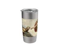 Ferret Biting God's Hand Funny Ferret Meme Stainless Steel Insulated Tumbler