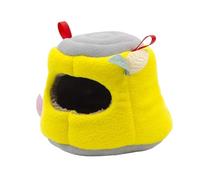 Ferret Cave | Hamster Houses | Cozy Cave | Warm Ferret Cozy Cave Small Animal Hide | Stump-Shape Sugar Glider House, Winter Small Pet Sleeping Bed for Sugar Glider Gerbil Sleep Hedgehog Parrots