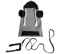 Ferret Clothes For Pets - With Soft Harness Comfortable Outfit,Small Pets Hooded Sweater Costume,For Rabbits Squirrels Chinchilla Chihuahua Pet