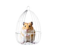 Ferret Hammock - Iron Sleeping Swing Nest, Breathable Metal Hanging House retreat, Chew Resistant Training Resting Toy | Cage Corner Setup for Hamsters Ferrets Sugar Gliders Squirrels Dwarf Rabbits