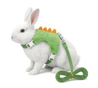 Ferret Harness and Leash Set, Small Animals Vest Harness, Adjustable Straps & Magic Tape Design for Puppies, Cats, Squirrels, Rats, Bunnies, Ferrets, Outdoor Walking