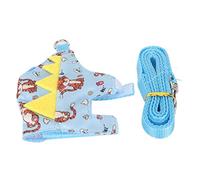 Ferret Harness Leash Adjustable Soft Comfortable Small Animal Vest with D Ring - Secure Outdoor Control, Cute Design, Easy to Use for Guinea Pigs (Little Tiger)