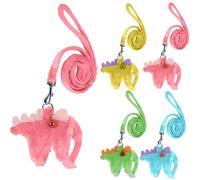 Ferret Harness,Leash,Set with Safe Bell, Ferrets Collar Small Animals Vest Harnes for Puppy, Teacup Dog and Other Small Pet (Pink)