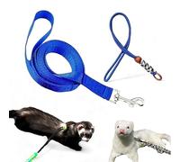 Ferret Leash Harness Adjustable Squirrel Sets, Leashes and Harnesses for Ferrets Guinea Pig Chinchilla Rat Dragon Bearded Small Animal, Pet Squirrel Ferret Accessories (Blue)