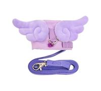 Ferret Leash Vest Chest And Back For Ferret Meerkat And Outdoors Walking Leash For Ferret (Purple, 120cm)
