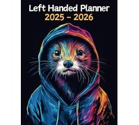 Ferret Left Handed Planner: 2 Year Weekly Sunday to Saturday Calendar | Gift For People Who Love Small Pets, Domestic Animal Lovers | For Back To School, Office, Work | 8.5 x 11 Inches | v1