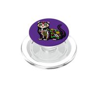 Ferret Mexican Sugar Skull Calavera Viva Mexico Party PopSockets PopGrip for MagSafe