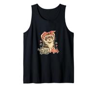 Ferret Mom Hearts Tank Top