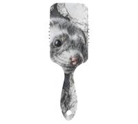 Ferret Mouse Marle Wall 3d cute brushes for blow Designed scalp massaging for straight hair for Wet & Dry Hair with Ergonomic handle