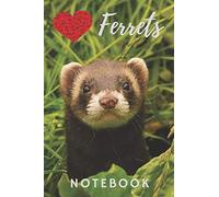 Ferret Notebook: cute ferrets gift for children who love animals (blank lined notebook) pet notepad for girls / best for writing stories, notes and ... / journal for journaling / ferret journal