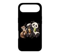 Ferret Panda And Honey Badger Drinking Bubble Tea Kawaii Case for iPhone Air