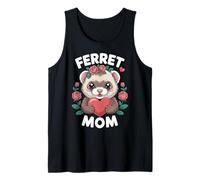 Ferret Parent Ferrent Mom Pet Ferrets Tank Top