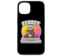 Ferret Professional Troublemaker Funny Owner Lover Mom Dad Case for iPhone 13