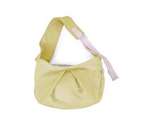 Ferret Sling Carrier - Pet Carrying Bag with Adjustable Strap Hands Free Shoulder Bag Crossbody Travel Slings Soft Small Animal Bonding Pouch Front Backpack for Ferret Rabbit Puppy Kitten (Yellow)