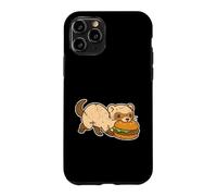 Ferret Sneaks Burger Cartoon Case for iPhone 11 Pro