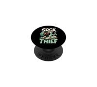 Ferret Sock Thief Pet Cartoon PopSockets Adhesive PopGrip